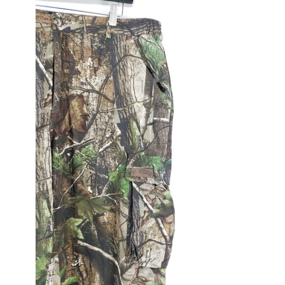 Field & Stream Mens Large Camouflage Nylon Cargo Hunting Pants With Elastic - Picture 5 of 10